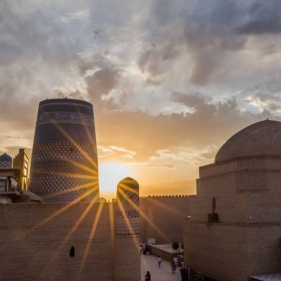 Sunset in Khiva